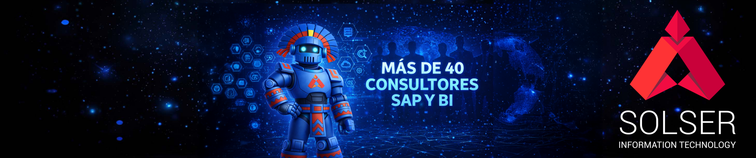 Más de 40 consultores SAP y BI en SolSer especializados en soluciones empresariales y análisis de datos