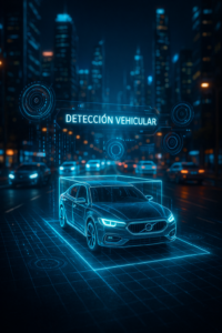 Sistema de detección vehicular con inteligencia artificial para monitoreo y análisis de tráfico en entornos urbanos