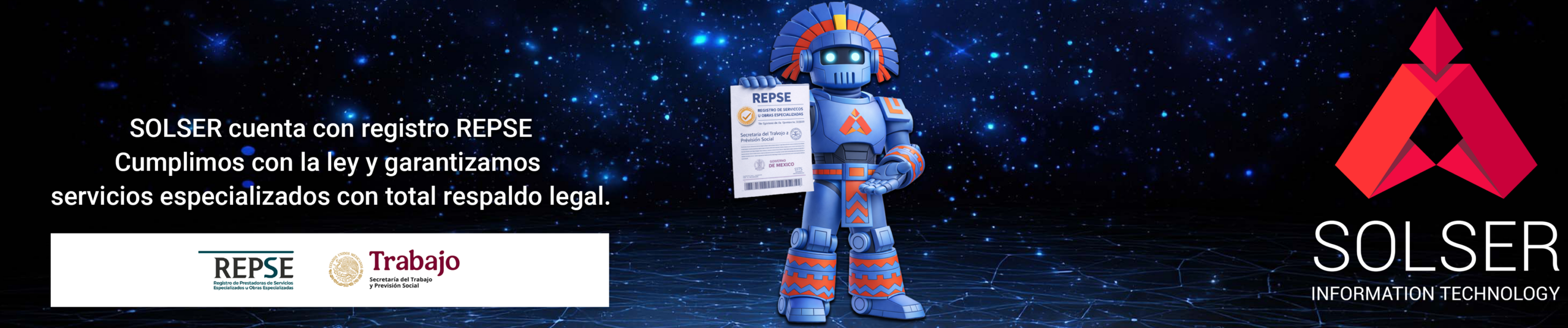 SolSer con registro REPSE ofreciendo servicios de staffing TI con cumplimiento legal y respaldo en México